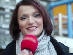 Busty German banged in the shower