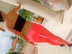 AllInternal Gagging babe gets ass fucked creampie