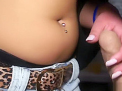 Party girls in stockings are naturals at sucking dick