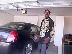 Naughty interracial action with a slutty blonde