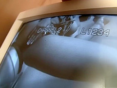 Talia Palmer enjoys a glory hole dick