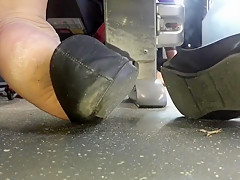 White bbw soles in flats pt.1