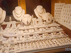 HUNT4K. Cuckold let another guy penetrate his GF all over black sofa