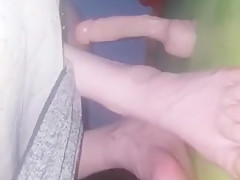 Crossdresser gaping and stretch toying whore