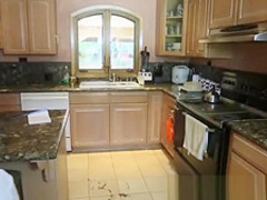 Stepson threesome with house maid & stepmom