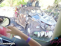 Kenzie Kai in Kenzie Gets Too Horny To Sightsee - ATKGirlfriends