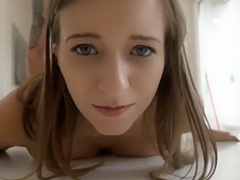 Amateur Teen with small tits in homemade assfuck action