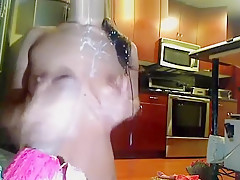 Creamy sex video with huge sex toy