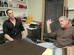 Sneaky old man has a fuck plan