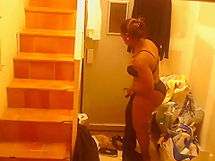 Black bbw mature changing