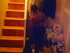 Black bbw mature changing