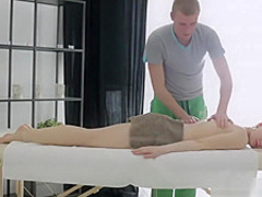 Oil massage with deep orgasm