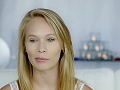 Teen Dakota James ready for some ebony loving