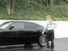 Big black boner for a saucy cutie