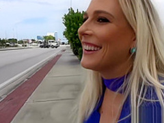 Milf Hunter - Bus stop mom gets picked up