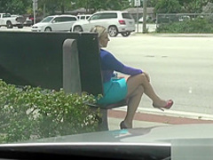Milf Hunter - Bus stop mom gets picked up