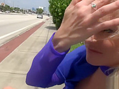 Milf Hunter - Bus stop mom gets picked up