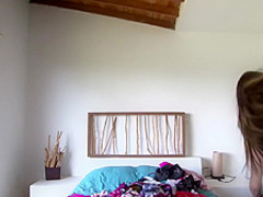 Spectacular Little Kylie pleases her pussy inside and out