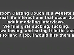 Assfucked Creampie Girl Next Door on Casting Couch