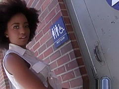 Ivy Sherwood sucks cock in a gloryhole