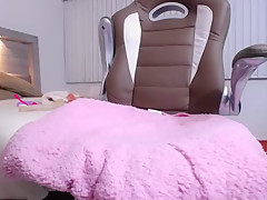 Sweet Latin college girl Webcam Nasty Anal Gape with Dildo