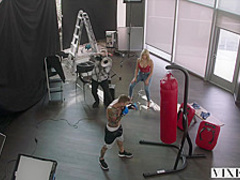 VIXEN Teen cant resist MMA fighter after photoshoot