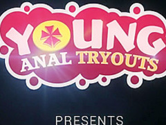 Young Anal Tryouts - Hot brunette babe