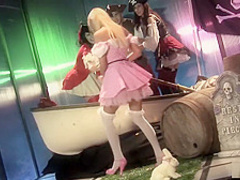 Lovely fantasy group sex