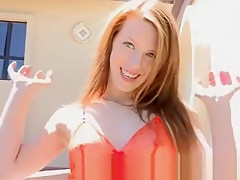 Lacie just turned 18 this gorgeous redhead experience here with FTV
