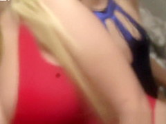 Lesbian Euros enjoy using toys to please each other