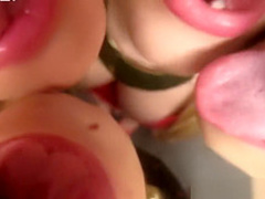 Lesbian Euros enjoy using toys to please each other