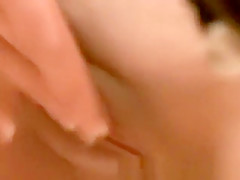 Angel Dark in solo webcam toying