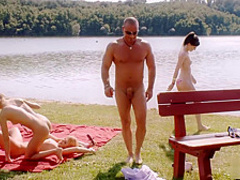 Lucky guy having a good time at the lake pt 3
