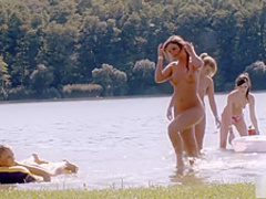 Lucky guy having a good time at the lake pt 3