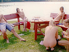 Lucky guy having a good time at the lake pt 3