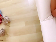 Stranded teen fucked by older man