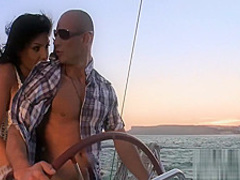 Busty hottie has her orgasmic pussy nailed