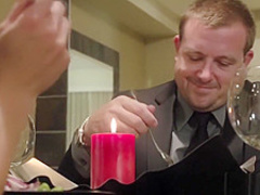 Cougar Brandi wants his man juice for dessert