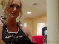 Cougar Brandi wants his man juice for dessert