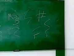 Stacked teacher Bridgette rides a massive dick