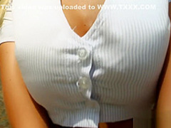 Veruca busts her hooters out for the world to see