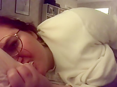 Drunk / eye rolling / multiple shaking orgasms