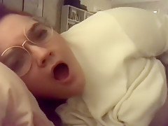 Drunk / eye rolling / multiple shaking orgasms