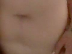 Naked girl enjoying vibrator in the bathroom