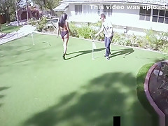 MexiMilf Gabby Quinteros Super Fucked On Golf Green!