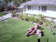 MexiMilf Gabby Quinteros Super Fucked On Golf Green!