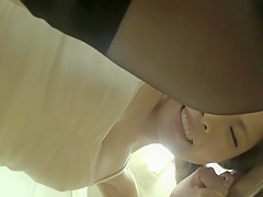 Hottest Japanese chick in Incredible Wife, Stockings JAV clip