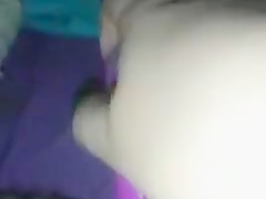 very young teen plays with dildo