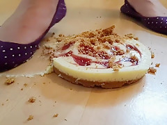 Pie Custard Crush In My Well Worn Purple Ballet Shoes Sticky Messy