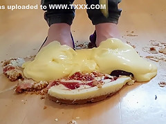 Pie Custard Crush In My Well Worn Purple Ballet Shoes Sticky Messy